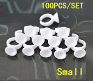 Small  partition pigment ring Ink Cups