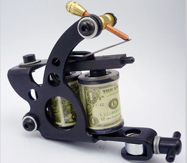 Cast-iron Tattoo Machines B178