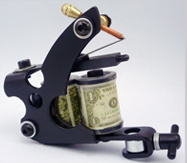 Cast-iron Tattoo Machines B171