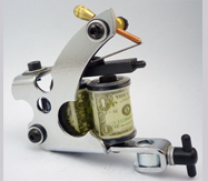 Cast-iron Tattoo Machines B167